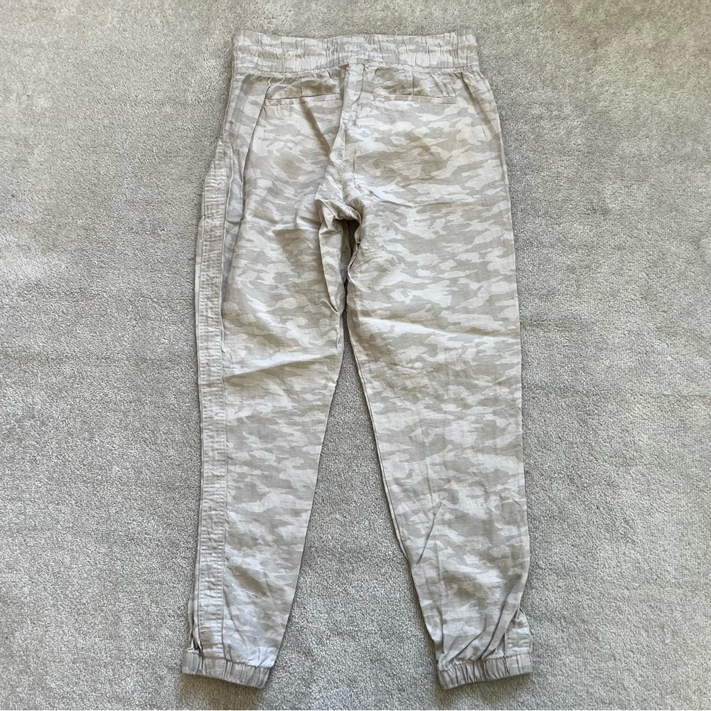 ATHLETA CABO TIDE LINEN JOGGER SIZE 4 STYLISH ATHLEISURE CASUAL COOL VACATION - Picture 3 of 10